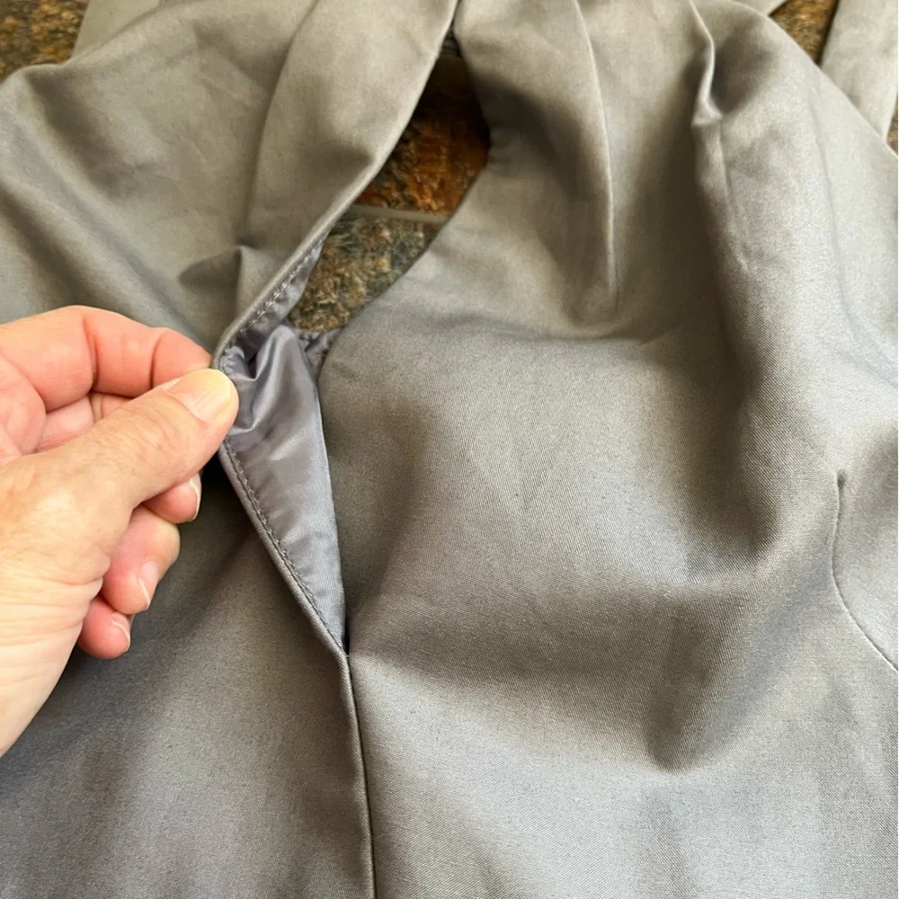 J. Crew gray 100% cotton sleeveless lined dress. Size 4